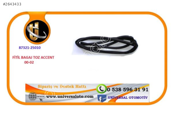 Hyundaı Fitil Bagaj Toz Accent 00-02