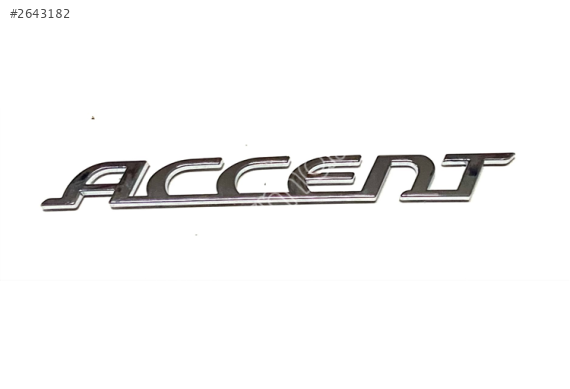 Hyundai Yazı Accent 06-18 Arka (Accent Yazısı)