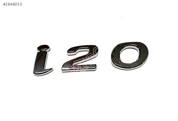 Hyundai Yazı İ20 08-17 Arka (İ20 Yazısı)