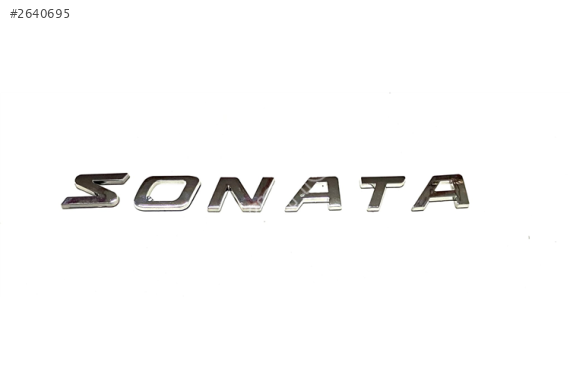 Hyundai Yazı Sonata 06-10 Arka (Sonata Yazısı)