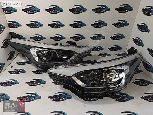 Hyundai i20 far Mercekli orjinal binbir oto far stop konya