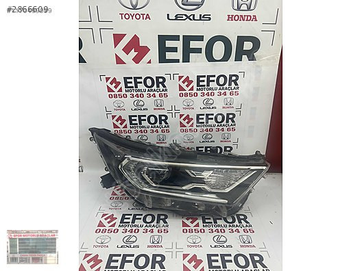 TOYOTA RAV-4 SAĞ FAR ÇIKMA ORJİNAL YEDEK PARÇA 20-23 MODEL