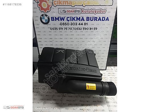 1660940004 Mercedes A Class Çıkma Hava Filtre Kutusu Orjinal Tmz