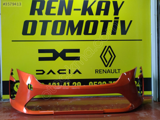 620228696R RENAULT CLİO 5.5 TURUNCU ÖN TAMPON ORJ ÇIKMA RENKAY
