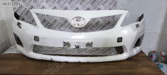 TOYOTA COROLLA 2010 2011 2012 ÖN TAMPON ÇIKMA ORJİNAL