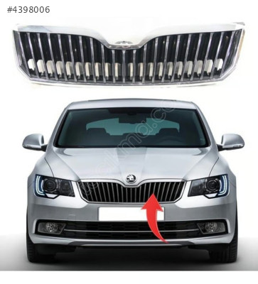 3T0853668B SUPERB 2013-2015 ÖN PANJUR  KROM ÇİZGİLİ  KOMPLE