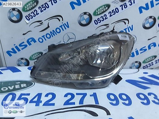 MERCEDES C SERİSİ W204 KASA SOL FAR MAKYAJLI XENONSUZ A204820955