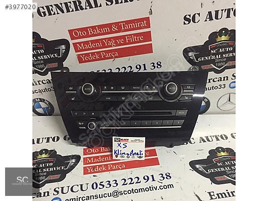 BMW X5 KLİMA KONTROL PANELİ
