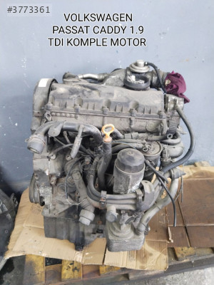 VOLKSWAGEN PASSAT CADDY 1.9 TDI TURBOLU KOMPLE MOTOR