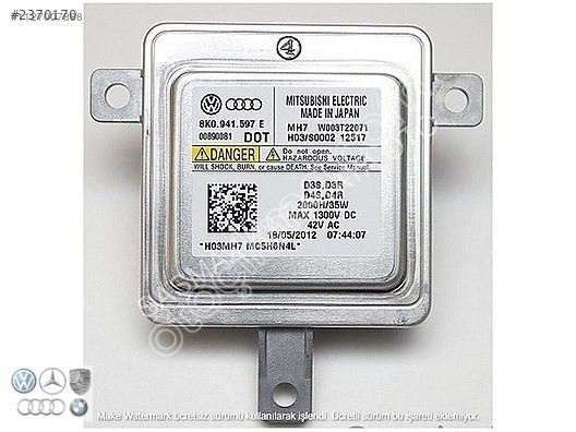 Audi A8 2009-2014 8K0941597E FAR BEYNİ SIFIR