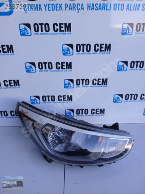 OTO CEM'DEN ÇIKMA HYUNDAİ ACCENT BLUE SAĞ FAR YENİ TİP KAŞLI