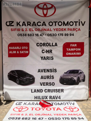 2013-2018 TOYOTA COROLLA ÇIKMA ORJINAL ARKA STOP