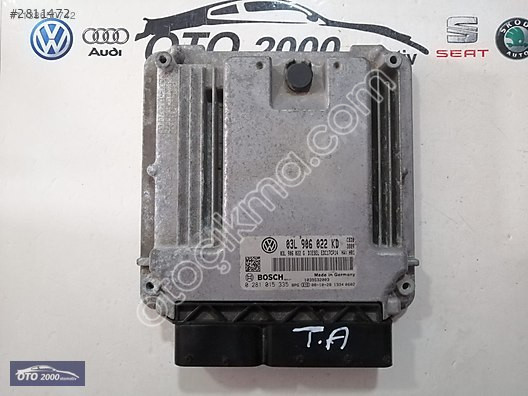 03L906022KD-0281015335 SCİROCCO 2.0 TDİ CBDB MOTOR BEYNİ