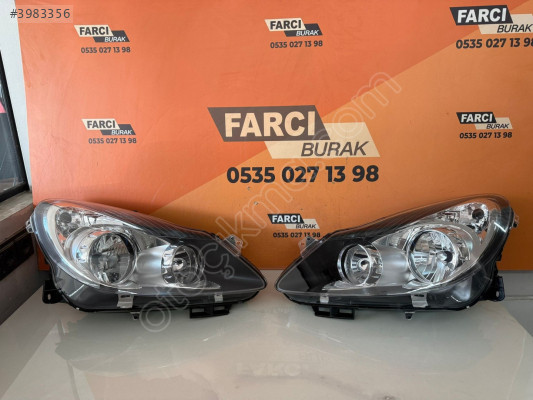 OPEL CORSA D SİYAH ZEMİN TAKIM FAR SIFIR İTHAL 06-