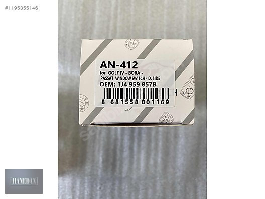 VW GOLF 4 SOL ÖN CAM DÜĞMESİ 1J4959857B