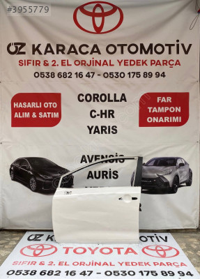 2019-2025 TOYOTA COROLLA ÇIKMA ORJINAL SOL ÖN KAPI