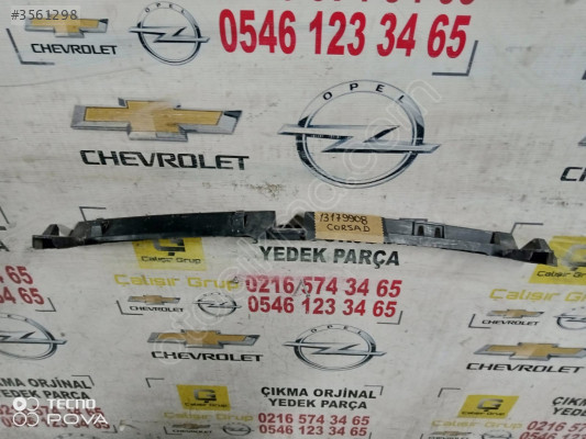 CORSA E ARKA TAMPON ORTA BRAKETİ OEM 13179908 ÇIKMA SÖKME YEDEK