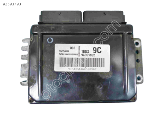 Chevrolet Spark Motor Beyni 96801802 5WY5436A D32 Garantili