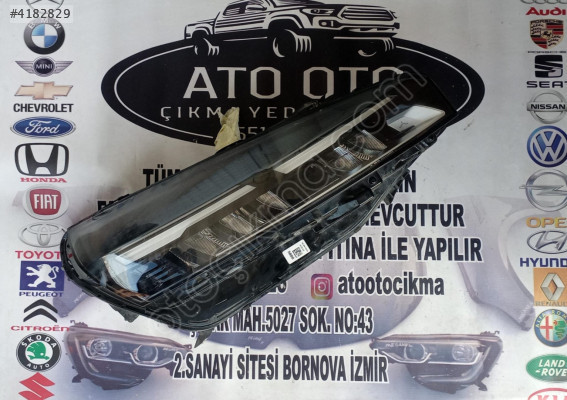RENAULT CLİO 5.5 6 ORJİNAL ÇIKMA SAĞ FAR d
