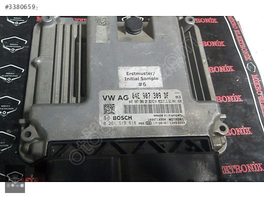 04E907309DF 0261S19618 MED17.1.1 VOLKSWAGEN GOLF MOTOR BEYNİ