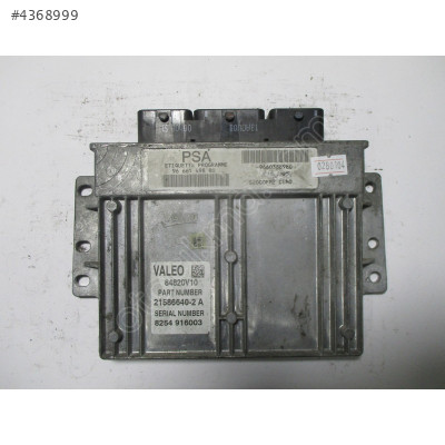 Peugeot 206 Citroen C3 Motor Beyni 9666149880 JCAE-CMME S2000PM2