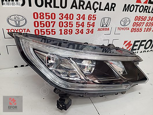 HONDA CRV SAĞ FAR ORJİNAL ÇIKMA YEDEK PARÇA 15-19