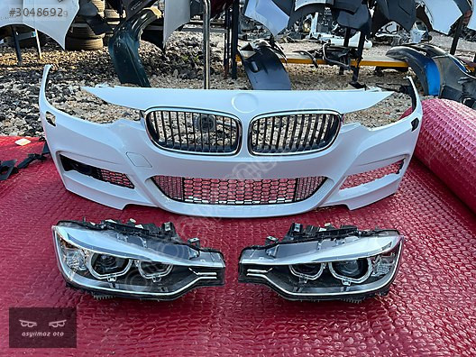 BMW 3 SERİSİ F30 ÖN TAMPON VE SAĞ SOL TAKIM FAR