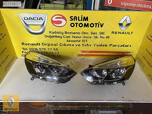 RENAULT CLIO 4 ÇIKMA ORJİNAL SAĞ SOL FAR VE DİĞER PARÇALARI