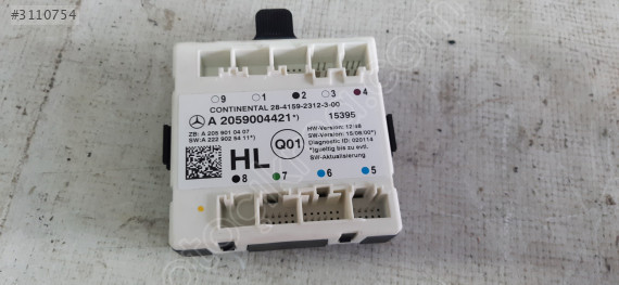 Mercedes C 205 BEYİN SOL ARKA KAPI KONTROL MODÜLÜ A2059004421