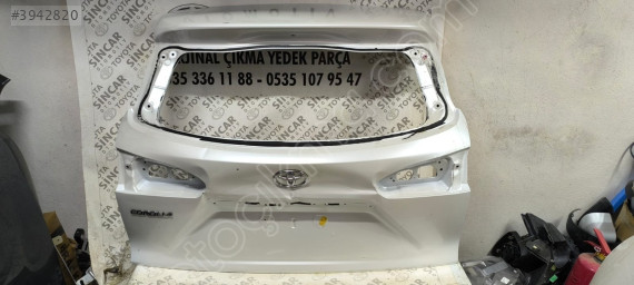 TOYOTA COROLLA CROSS 2022 2025 ARKA BAGAJ KAPAĞI ÇIKMA ORJİNAL