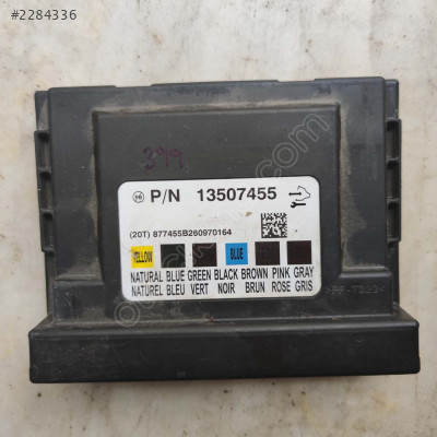 Opel Astra J BCM Merkezi kontrol Modülü 13507455