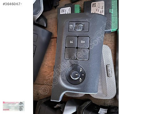 PEUGEOT 301 C ELYSEE AYNA AYAR DÜĞMESİ ÇERÇEVESİ KOMPLE...
