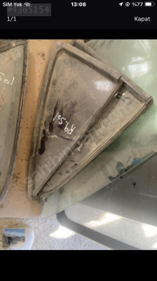 Renault 9 sol arka kelebek camı