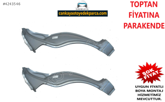 TOFAŞ ARKA DİREK SACI SOL-SAĞ SIFIR ADET FİYAT  T-0130-T-0131