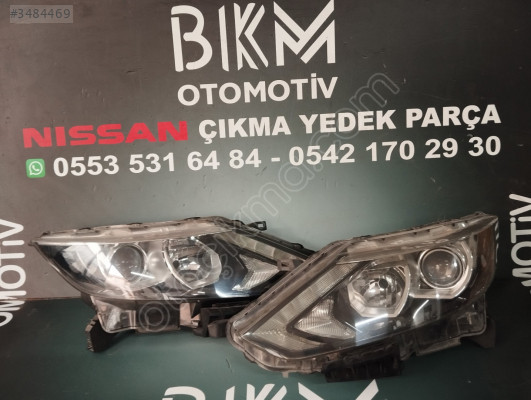 Nissan Qashqai 2014-2017 sağ sol far