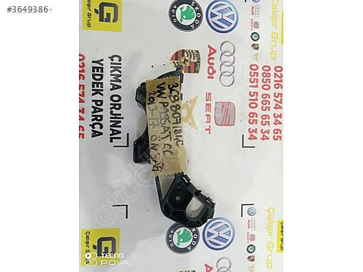 VOLKSWAGEN PASSAT CC 2012-2017 SAĞ ÖN TAMPON BRAKETİ OEM 3c88071