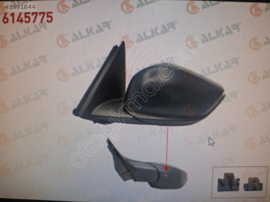 Citreon C4 ayna sol katlanir isikli 12