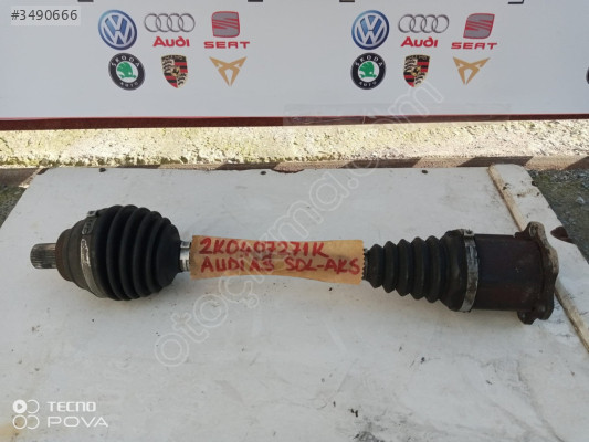 AUDİ A3 2012-2017 SOL AKS OEM 2k0407271k ÇIKMA SÖKME YEDEK PARÇA