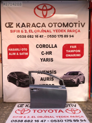 2019-2025 TOYOTA COROLLA ÇIKMA ORJINAL SAĞ ÖN KAPI