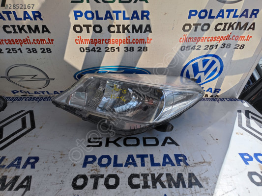 Toyota Yaris ön sol far Orjinal 2012-2014 motorlu