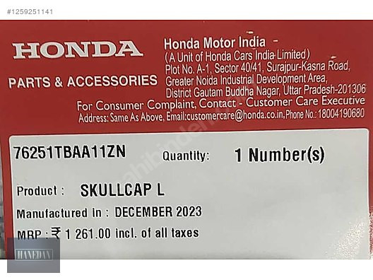 HONDA CİVİC SOL AYNA KAPAĞI (16-21) 76251 TBA A11