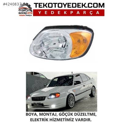 ACCENT ADMİRA ÖN FAR SAĞ SOL 2003 2004 2005  KAMPANYA