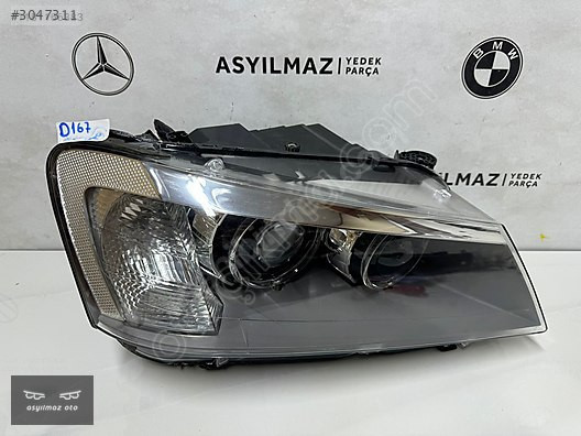 BMW X3 F25 SAĞ FAR ORJİNAL 63117276992
