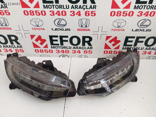 HONDA CİVİC ORJİNAL ÇIKMA SAĞ SOL FAR 16-21