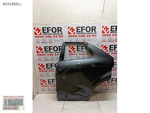TOYOTA CHR SOL ARKA KAPI ÇIKMA ORJİNAL YEDEK PARÇA 2024