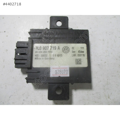 Volkswagen Porsche Cayenne Hırsızlık Alarm Beyni 7L0907719A