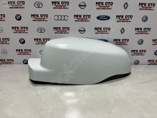 Orjinal Beyaz Clio 3 Faz2 Sol Ayna Kapağı - 12553040
