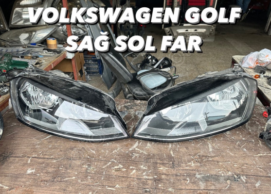Volkswagen golf sağ sol far orjinal hatasız