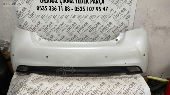 TOYOTA YARİS 2014 2017 ARKA TAMPON ÇIKMA ORJİNAL 52159-0D520