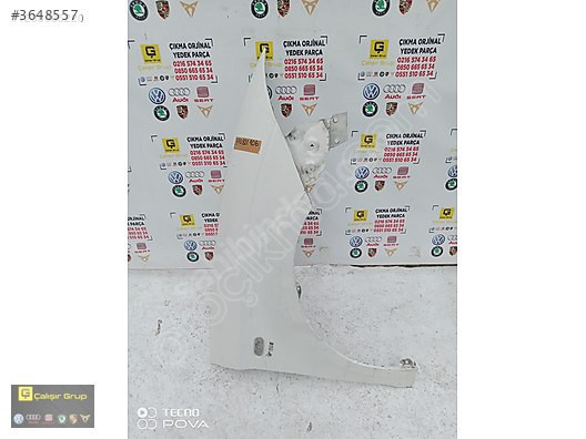 SEAT ALTEA SAĞ ÖN ÇAMURLUK OEM 5P0821106 ÇIKMA SÖKME YEDEK PARÇA